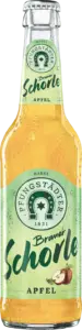 Flasche Brauer Schorle Apfel Tropfen
